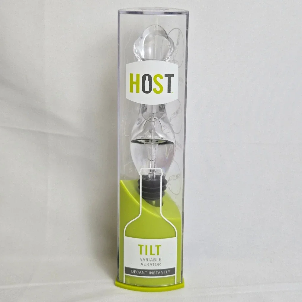 Host Tilt Variable Wine Aerator & Pour Spout With Display Storage Case